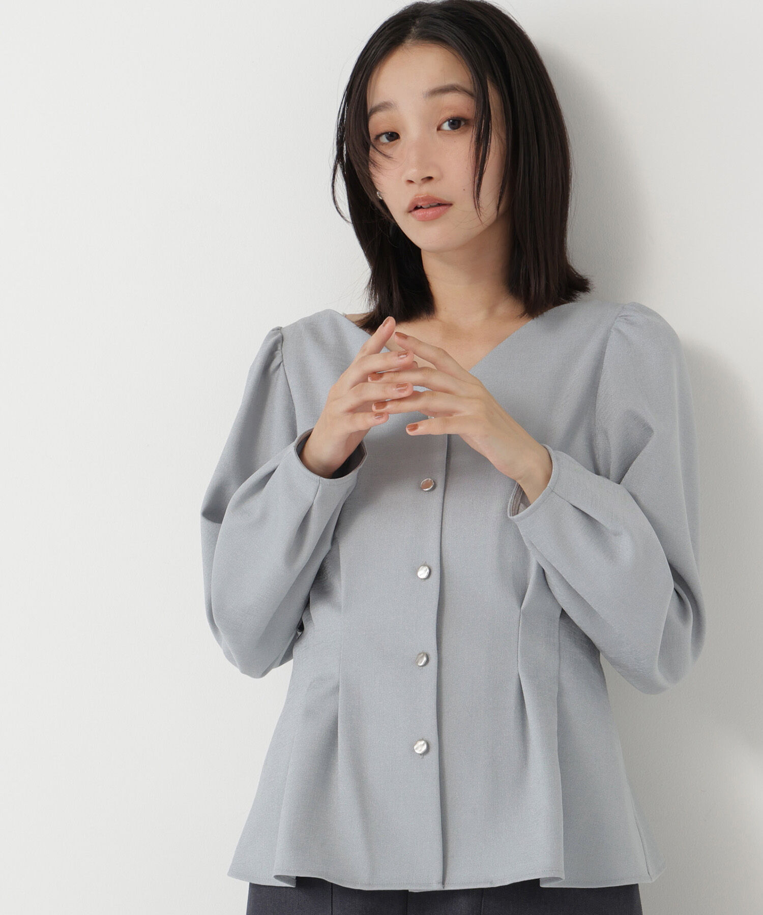  「＜ちょうど、いい服＞きゅっと、メリハリ仕掛けトップス」|シャツ・ブラウス|