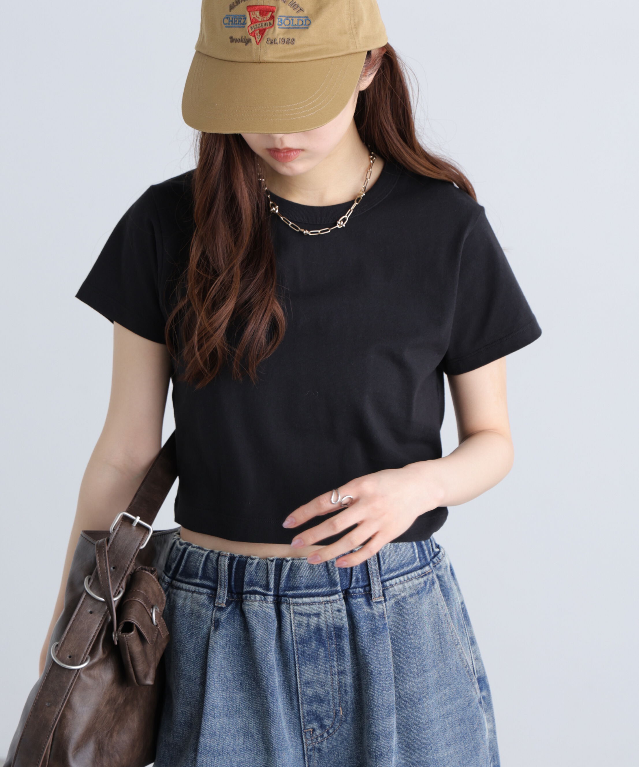 「USAコットンクルーネックTシャツ」|Tシャツ・カットソー|