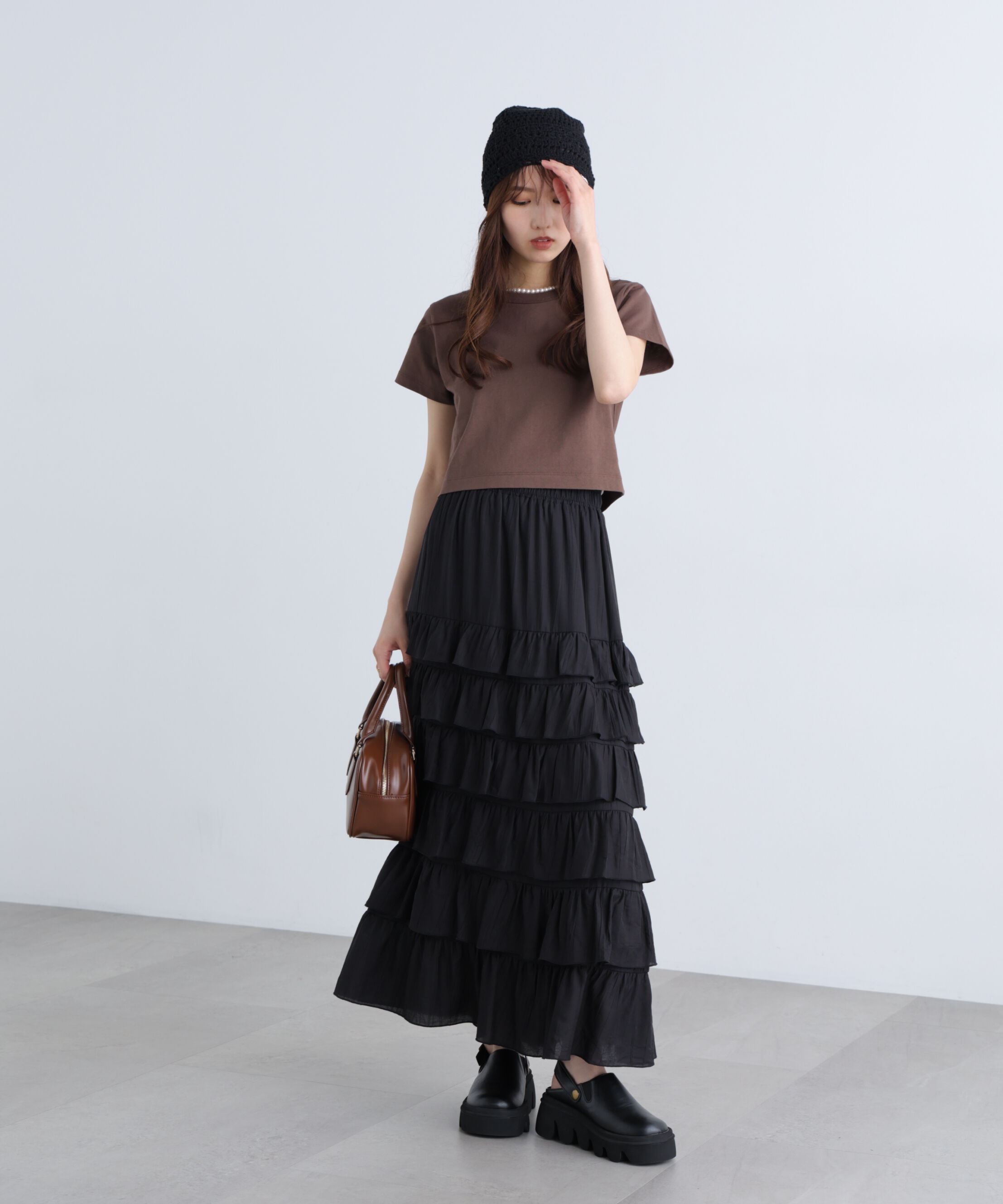  「USAコットンクルーネックTシャツ」|Tシャツ・カットソー|