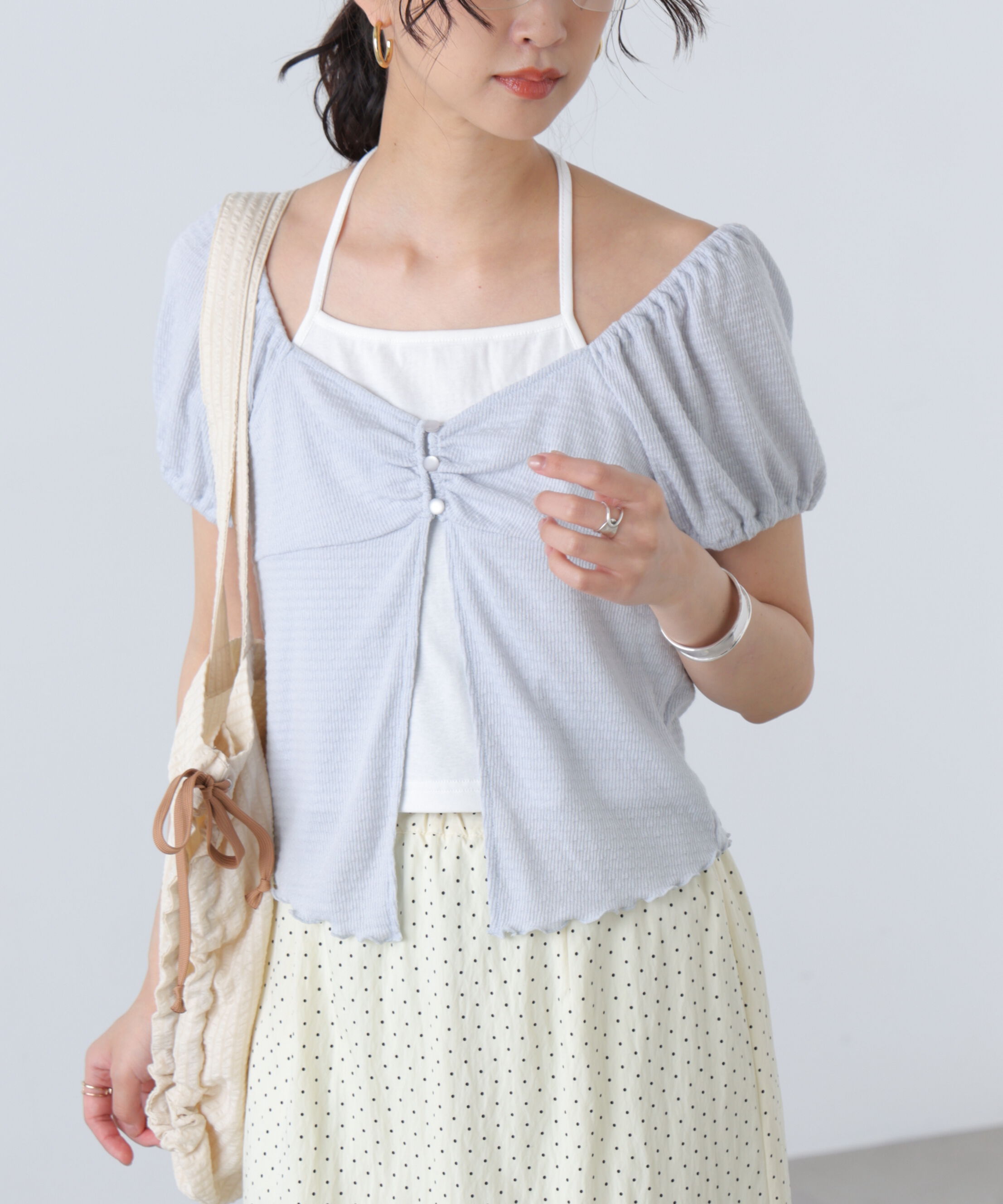  「ホルターレイヤードカットソー」|Tシャツ・カットソー|