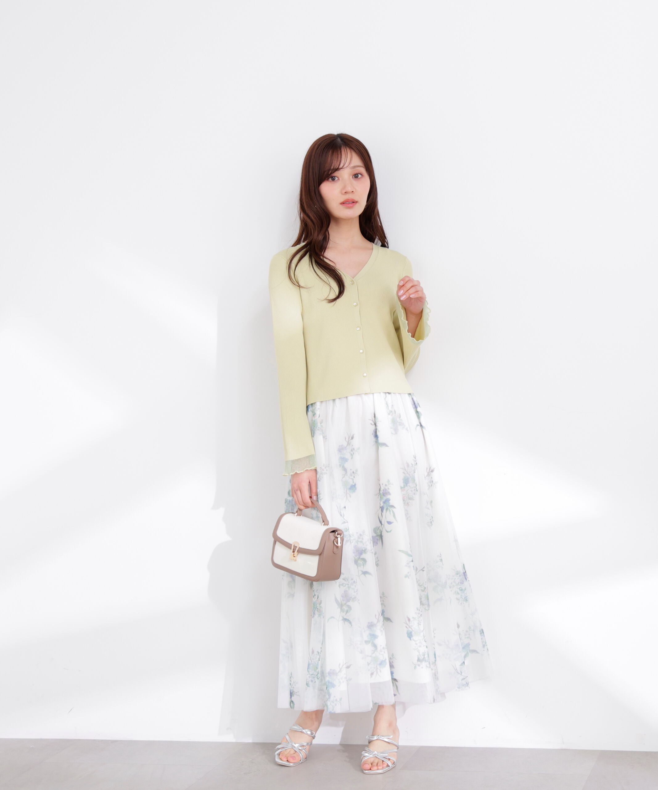PROPORTION BODY DRESSING「花柄チュールスカート 26SS」|スカート|
