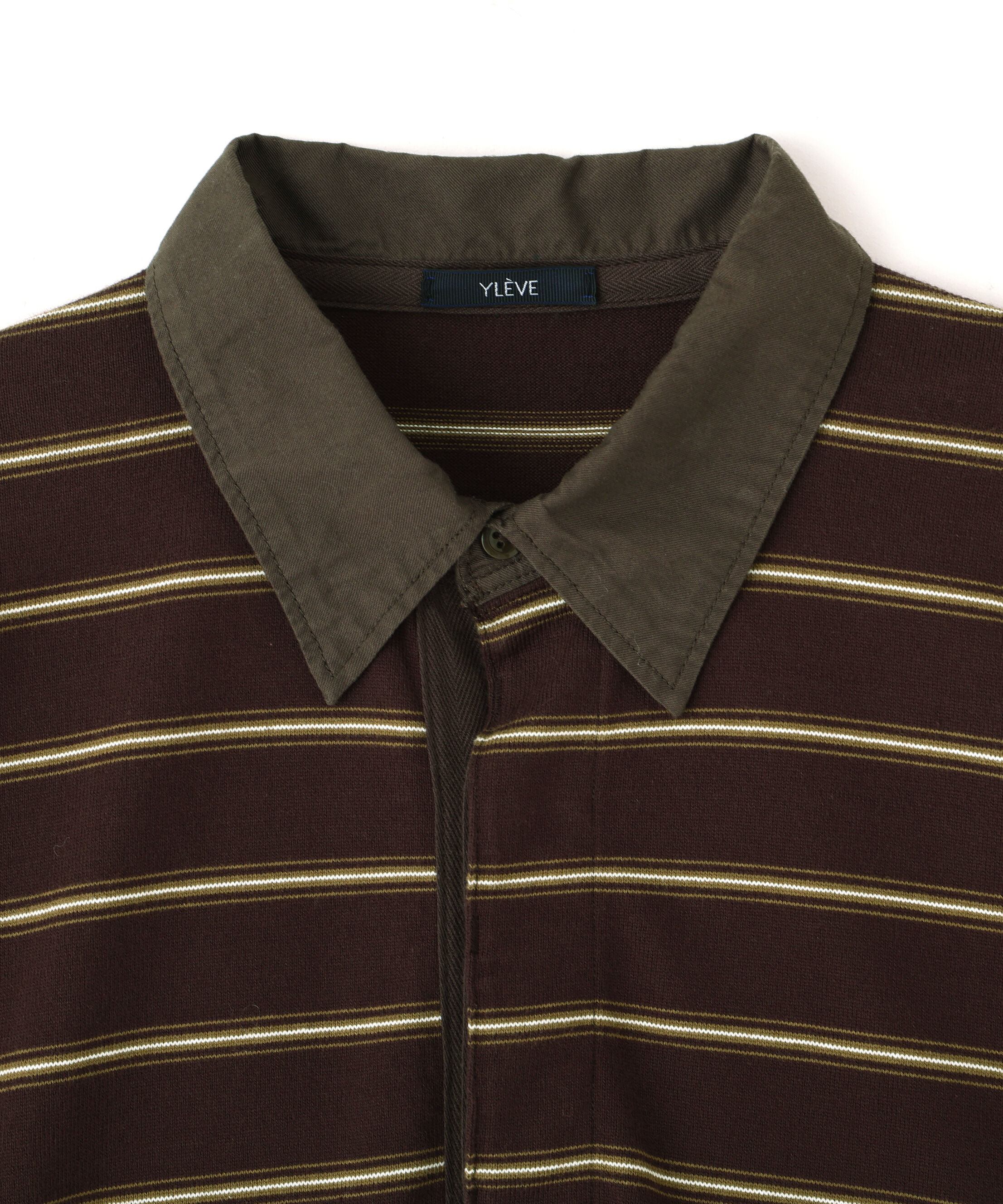 YLEVE 「YLEVE / HEAVYWEIGHT SOFT JERSEY BORDER RUGGER SHIRT」|Tシャツ・カットソー|