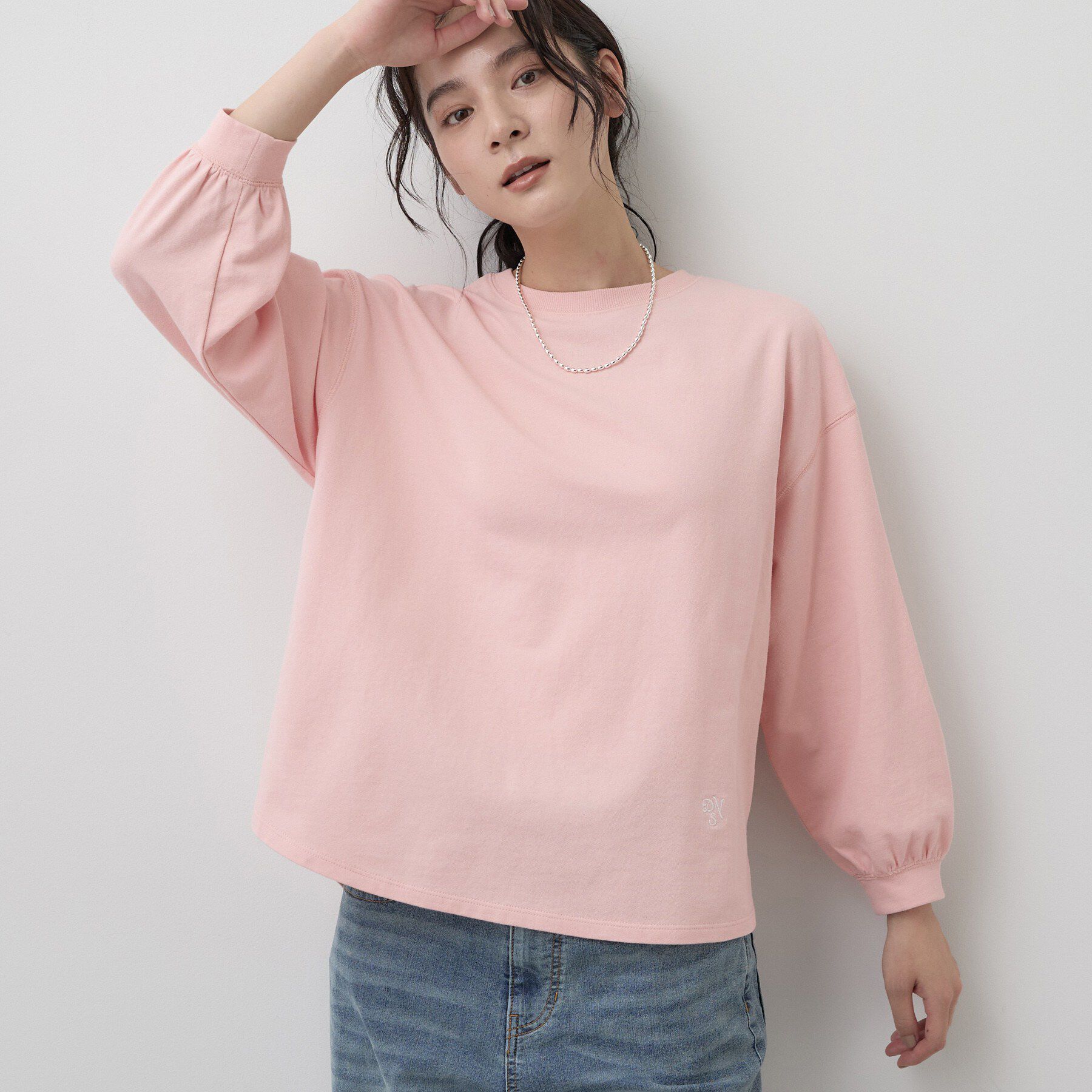 Dessin「バックヘンリーカットソー長袖」|Tシャツ・カットソー|