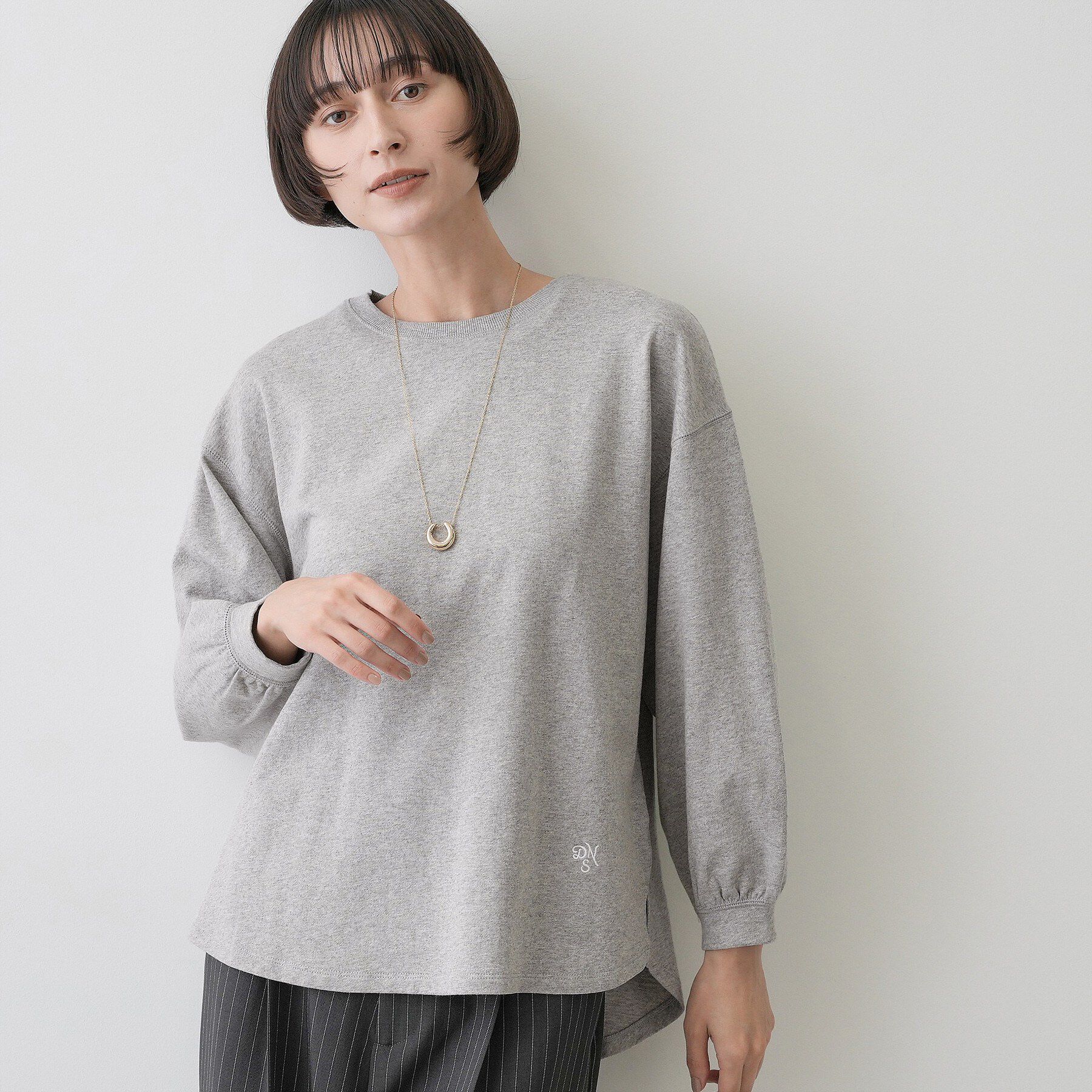 Dessin「バックヘンリーカットソー長袖」|Tシャツ・カットソー|