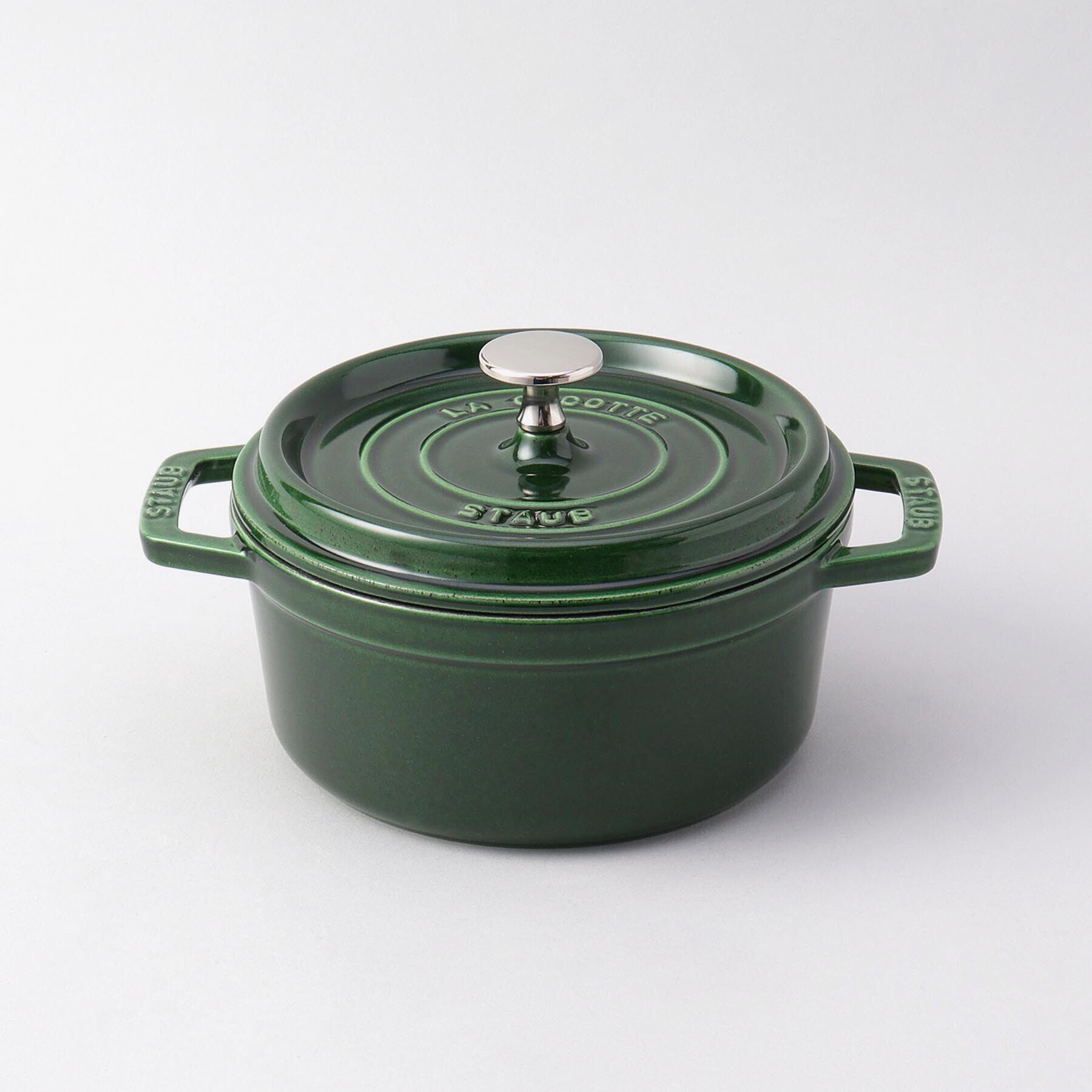 212 KITCHEN STORE「ピコ・ココット ラウンド 18cm バジルグリーン ＜Staub ストウブ ＞」|食器・キッチングッズ|その他