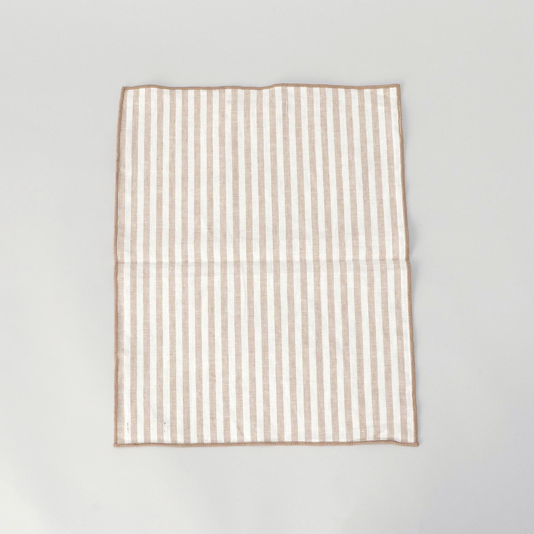 212 KITCHEN STORE「ブロックストライプ リネンコットン キッチンクロス S 30x40cm NT ＜212Kオリジナル＞」|食器・キッチングッズ|その他