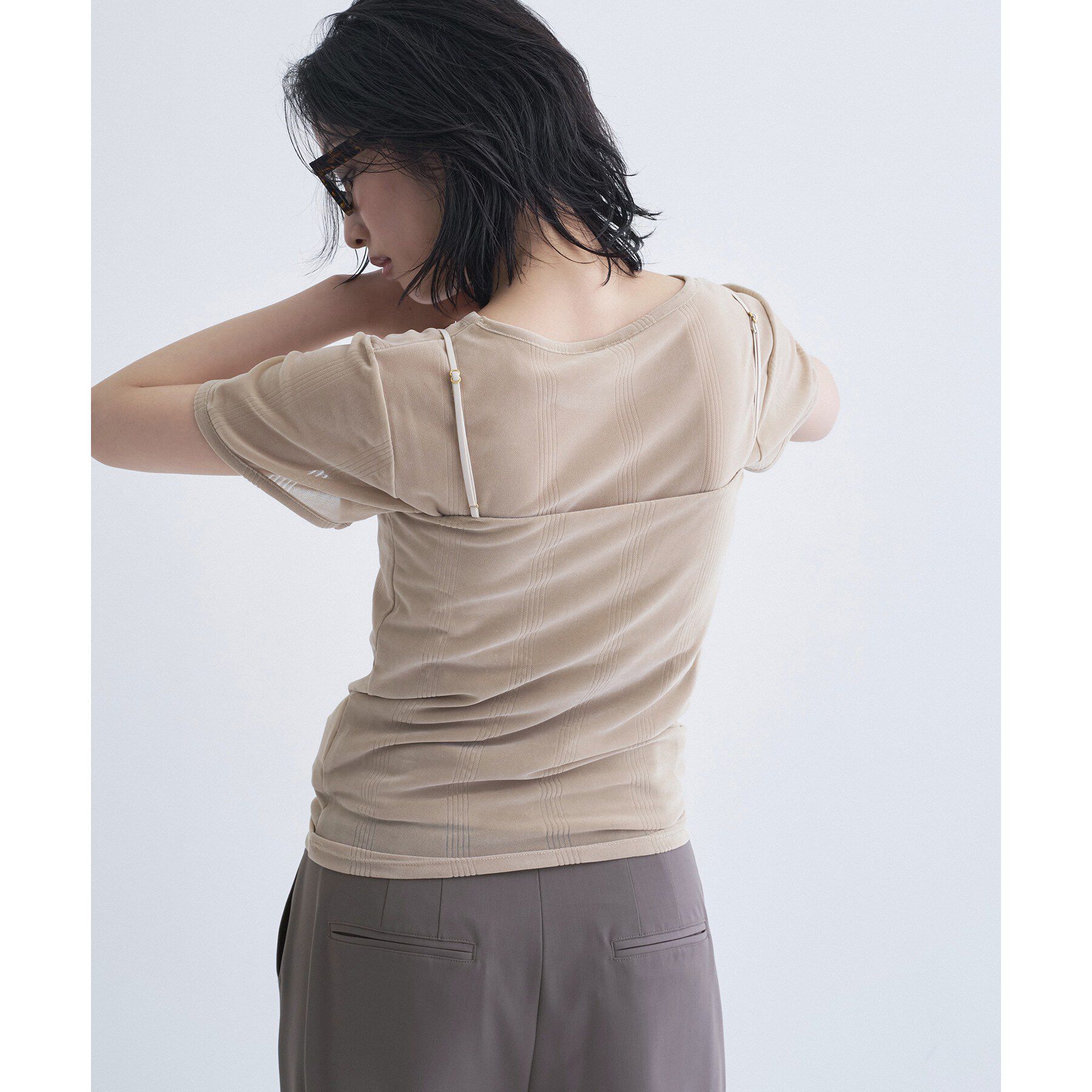 CODE A「【Cup-in】Robert P． Miller｜Flocky bustier」|キャミソール|