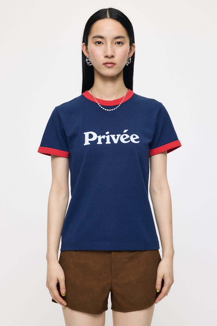 MOUSSY「PRIVEE RINGER Tシャツ」|Tシャツ・カットソー|