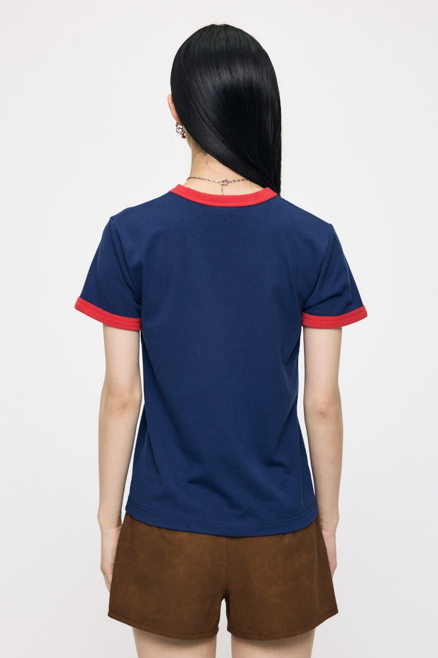 MOUSSY「PRIVEE RINGER Tシャツ」|Tシャツ・カットソー|
