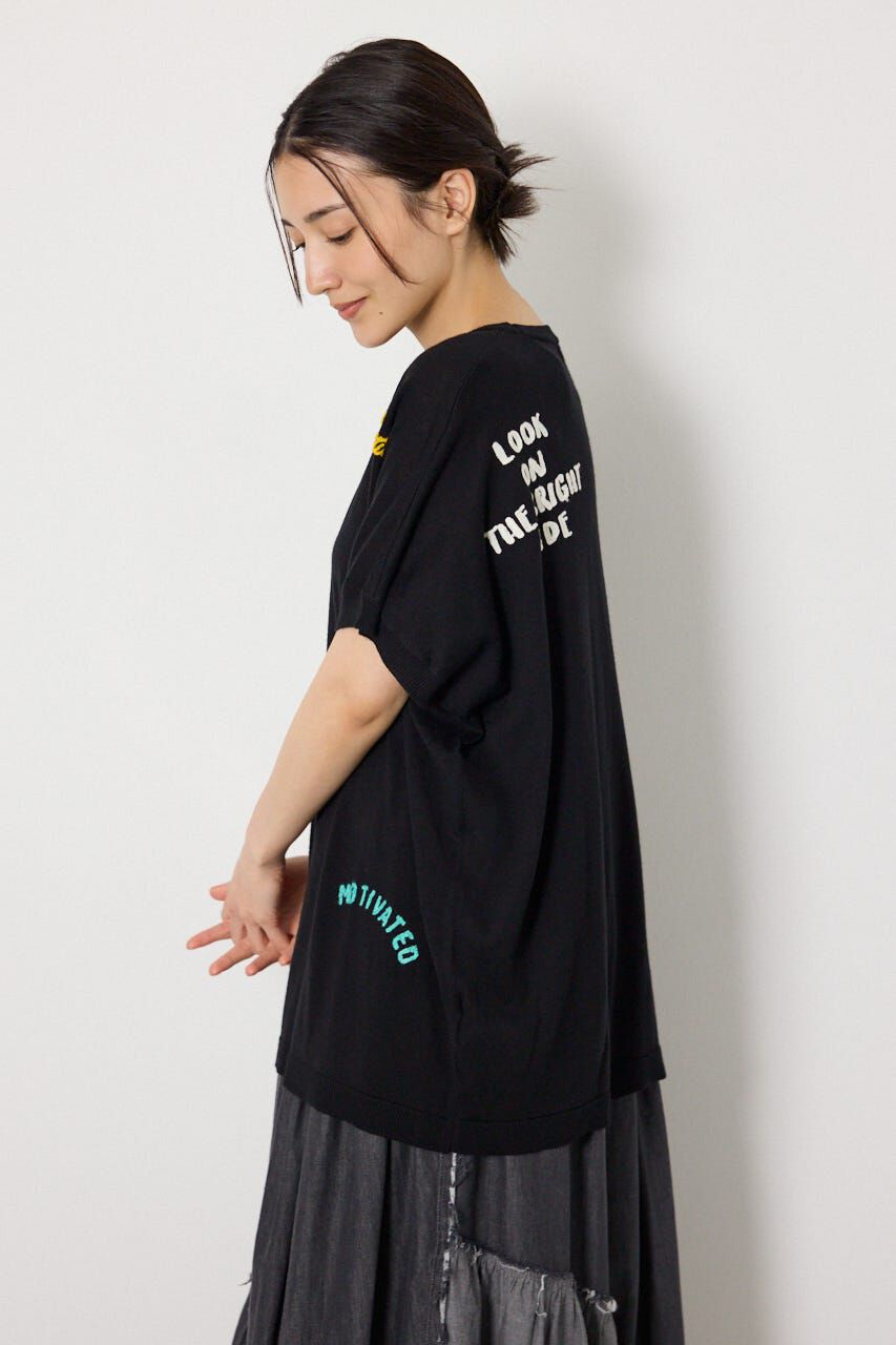 RODEO CROWNS「G.V embroideryニットトップス」|ニット・セーター|