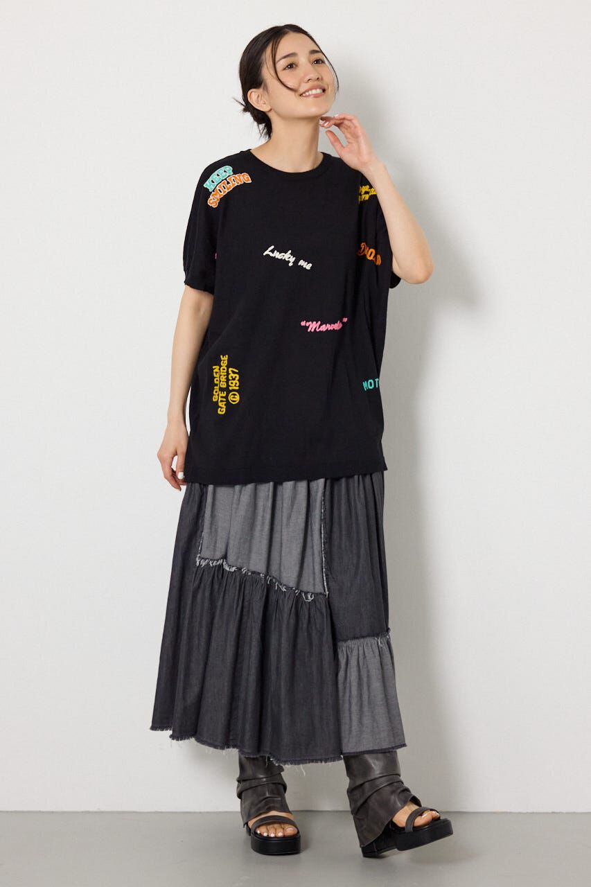 RODEO CROWNS「G.V embroideryニットトップス」|ニット・セーター|