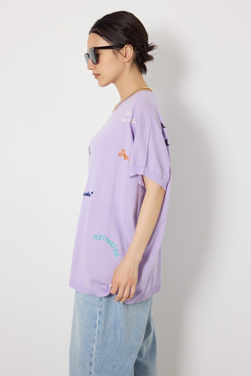 RODEO CROWNS「G.V embroideryニットトップス」|ニット・セーター|