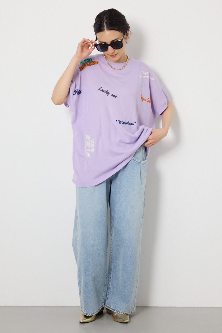 RODEO CROWNS「G.V embroideryニットトップス」|ニット・セーター|