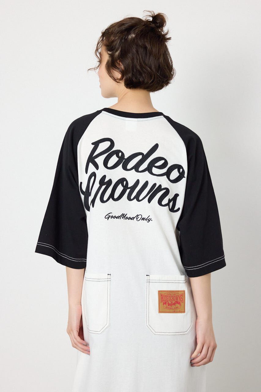 RODEO CROWNS「ラグランステッチワンピース」|ワンピース|