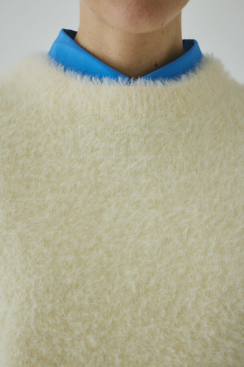HeRIN.CYE「Shaggy knit vest」|ニット・セーター|