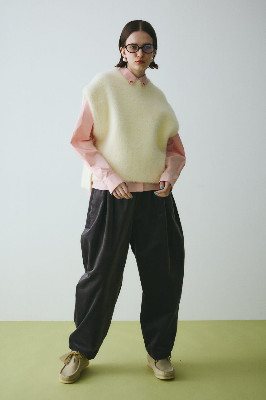 HeRIN.CYE「Shaggy knit vest」|ニット・セーター|