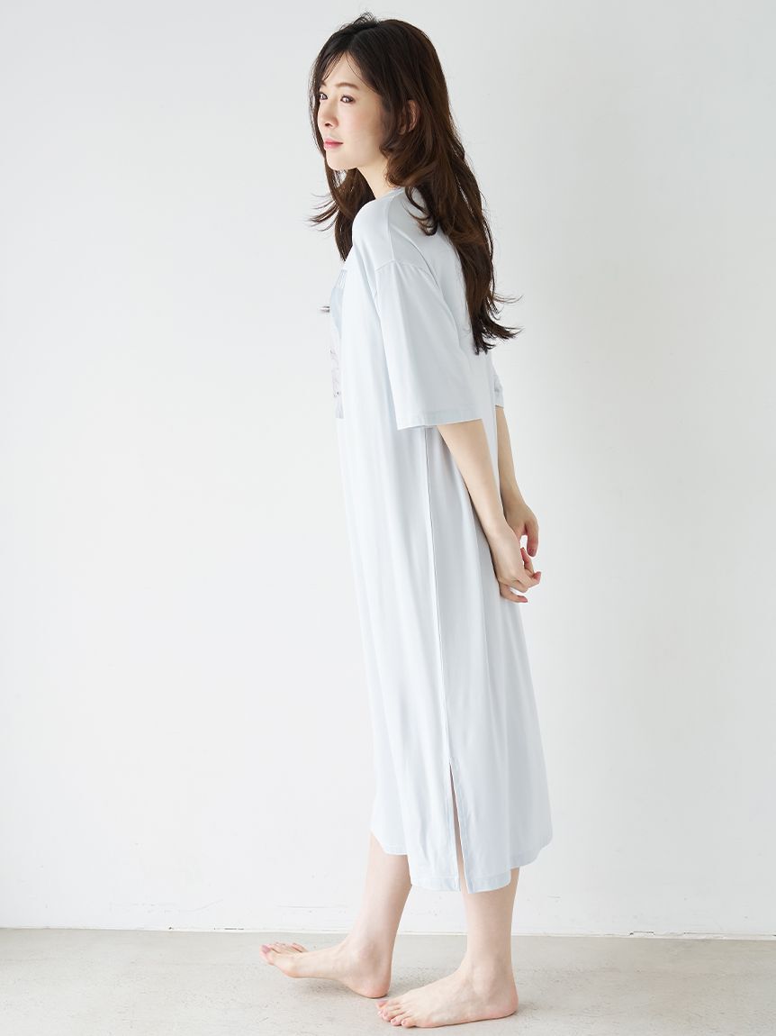 SNIDEL HOME「【接触冷感】DOG Tシャツワンピース」|ルームウェア|