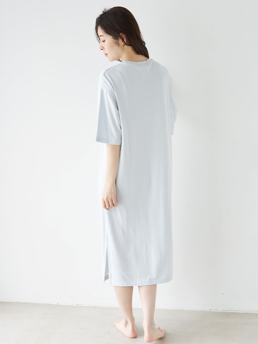 SNIDEL HOME「【接触冷感】DOG Tシャツワンピース」|ルームウェア|
