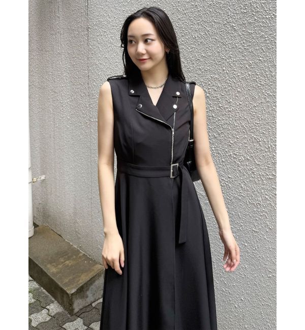 MURUA「ライダースライクアシメワンピース」|ワンピース|