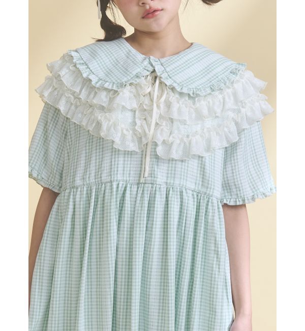 merry jenny「sheer frill 2wayつけ襟」|その他|アイボリー