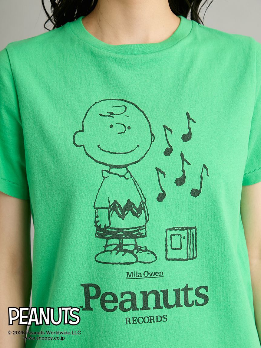 Mila Owen「【PEANUTS RECORDS】チャーリー・ブラウンＴシャツ」|Tシャツ・カットソー|