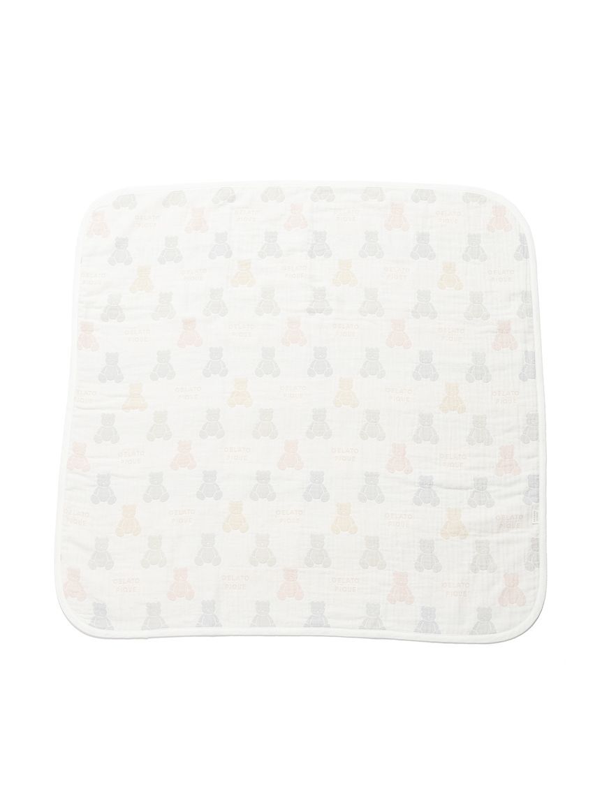 GELATO PIQUE KIDS & BABY「【ラッピング済み】【BABY】ベア３重ガーゼブランケット&ピローSET」|その他ベビー用品|