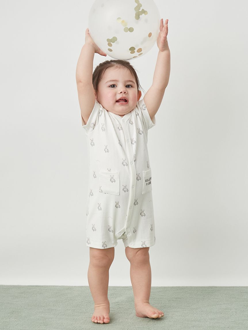 GELATO PIQUE KIDS & BABY「【BABY】ぬいぐるみ柄ロンパース」|ロンパース|