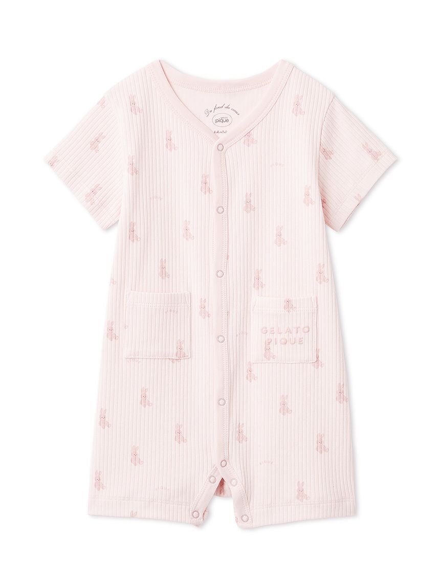 GELATO PIQUE KIDS & BABY「【BABY】ぬいぐるみ柄ロンパース」|ロンパース|