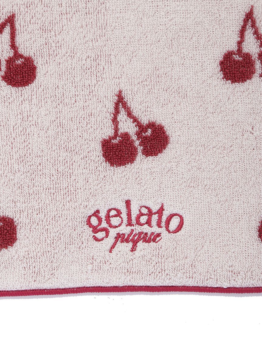 gelato pique「チェリーハンドタオル」|ハンカチ|