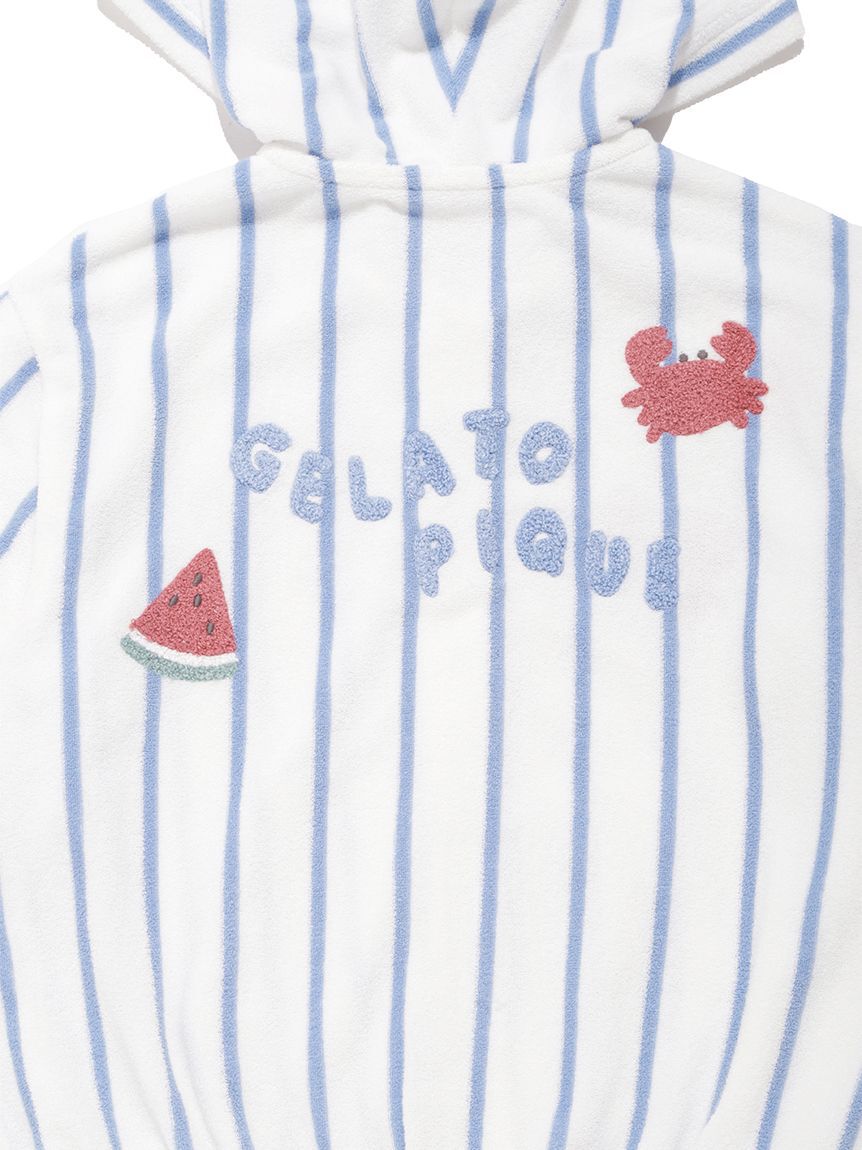 GELATO PIQUE KIDS & BABY「【KIDS】【UVカット】ストライプパイルパーカ」|パーカー|
