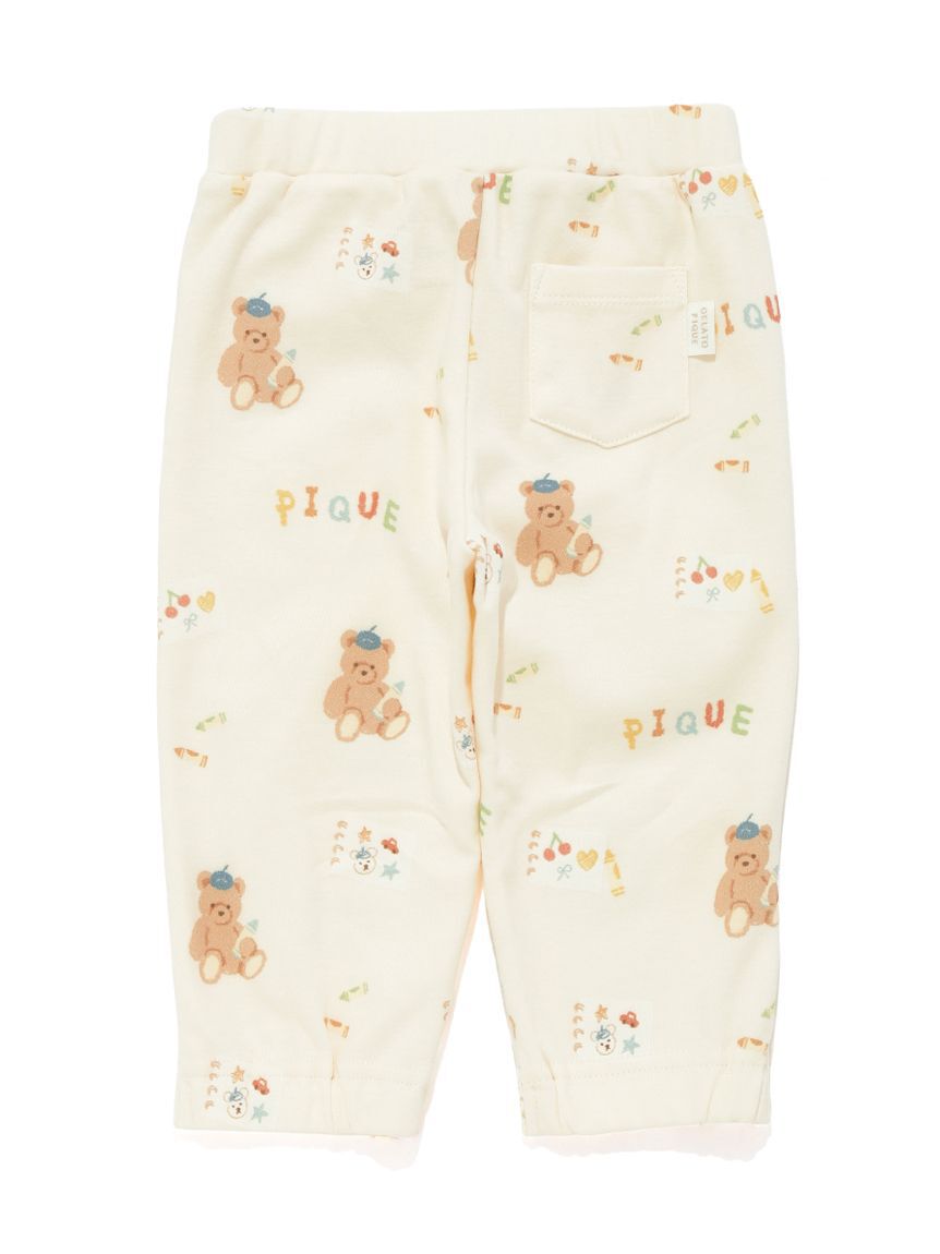 GELATO PIQUE KIDS & BABY「【BABY】ドローイングベア柄ロングパンツ」|その他ベビーウェア|