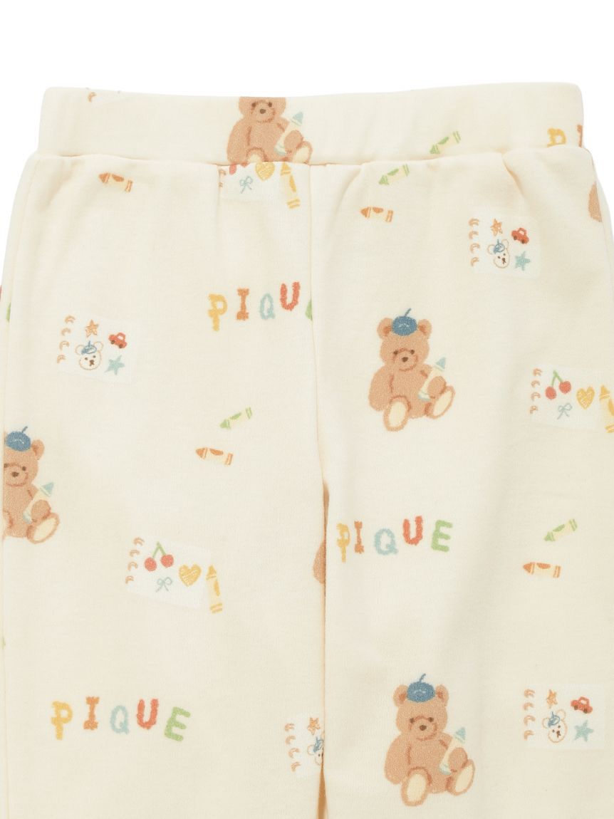 GELATO PIQUE KIDS & BABY「【BABY】ドローイングベア柄ロングパンツ」|その他ベビーウェア|