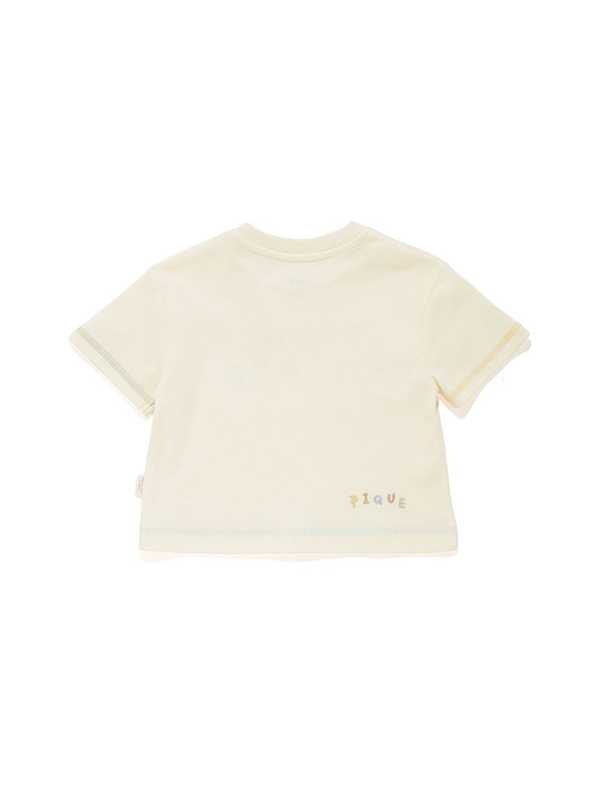GELATO PIQUE KIDS & BABY「【BABY】ドローイングベアワンポイントTシャツ」|その他ベビーウェア|