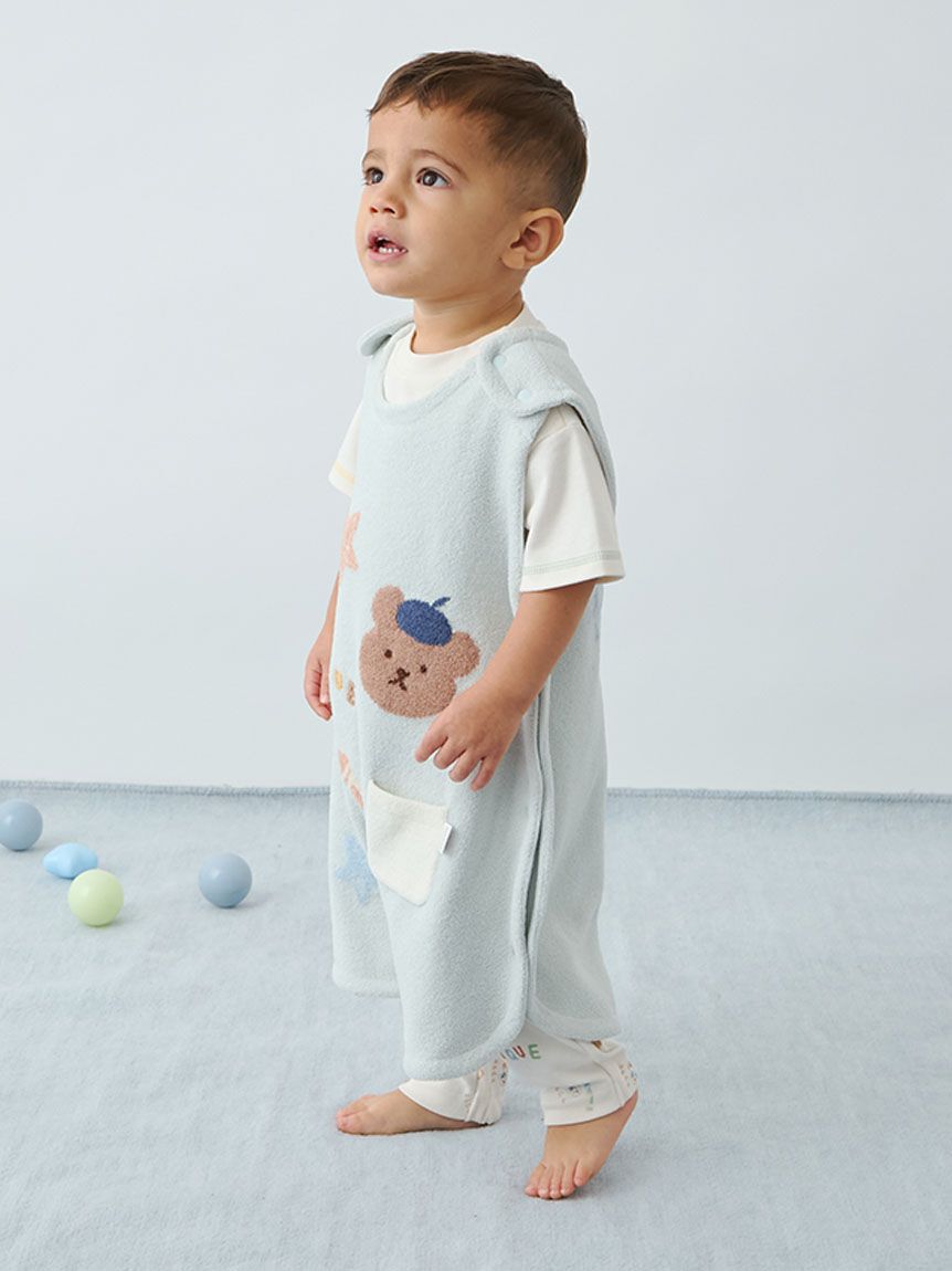 GELATO PIQUE KIDS & BABY「【BABY】エアリーモコドローイングベアスリーパー」|その他ベビー用品|