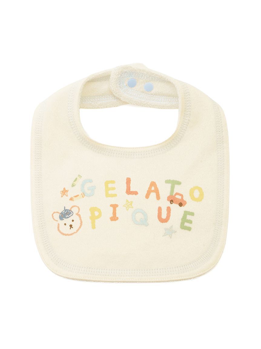 GELATO PIQUE KIDS & BABY「【BABY】ドローイングベアワンポイントスタイ」|スタイ|
