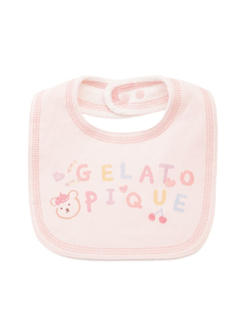 GELATO PIQUE KIDS & BABY「【BABY】ドローイングベアワンポイントスタイ」|スタイ|