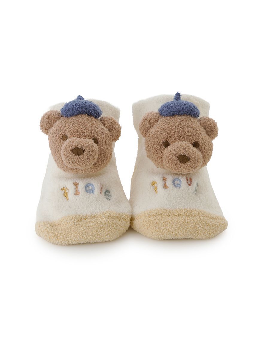 GELATO PIQUE KIDS & BABY「【BABY】エアリーモコドローイングベアソックス」|その他ベビー用品|