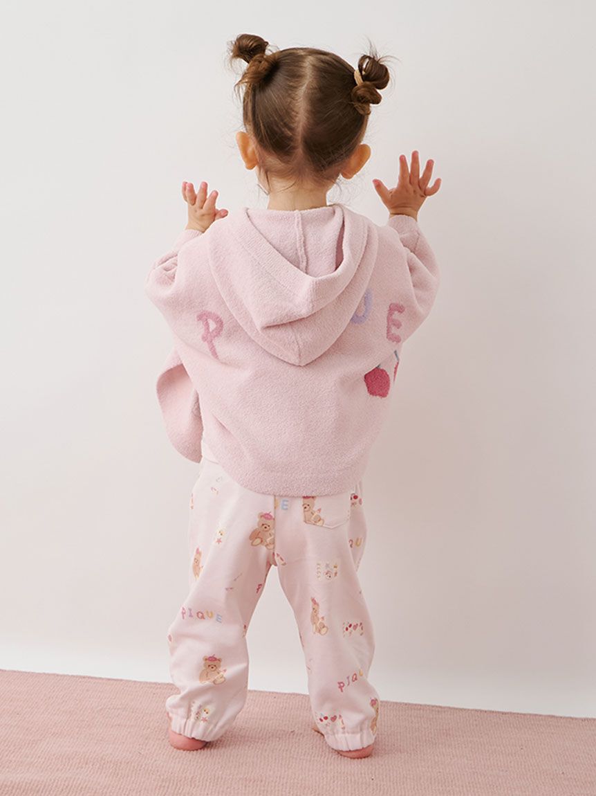 GELATO PIQUE KIDS & BABY「【BABY】エアリーモコドローイングベアポンチョ」|その他ベビーウェア|