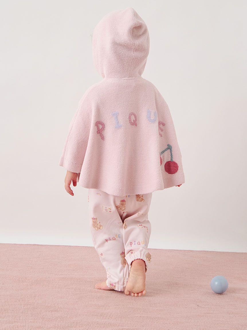 GELATO PIQUE KIDS & BABY「【BABY】エアリーモコドローイングベアポンチョ」|その他ベビーウェア|