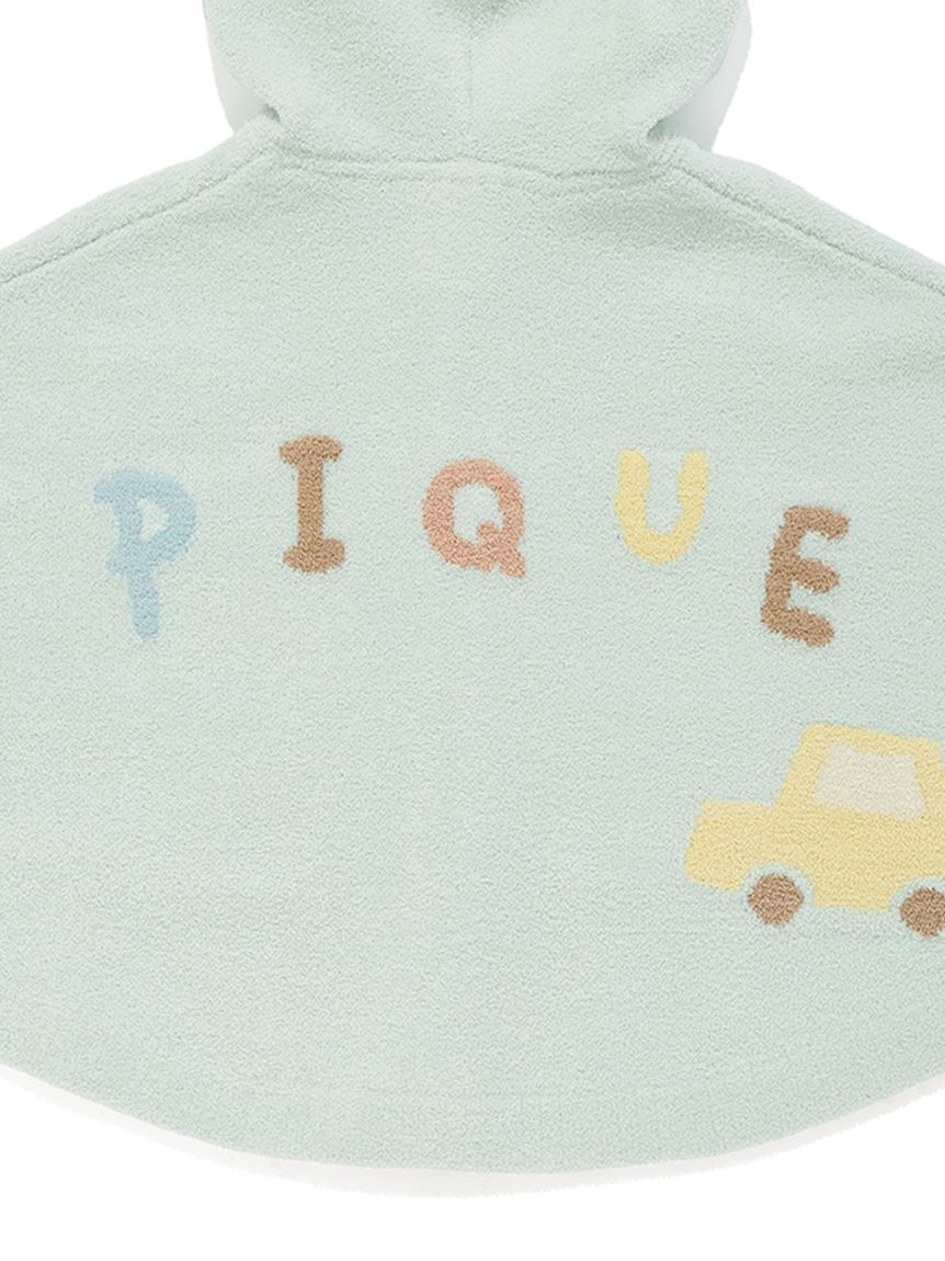 GELATO PIQUE KIDS & BABY「【BABY】エアリーモコドローイングベアポンチョ」|その他ベビーウェア|