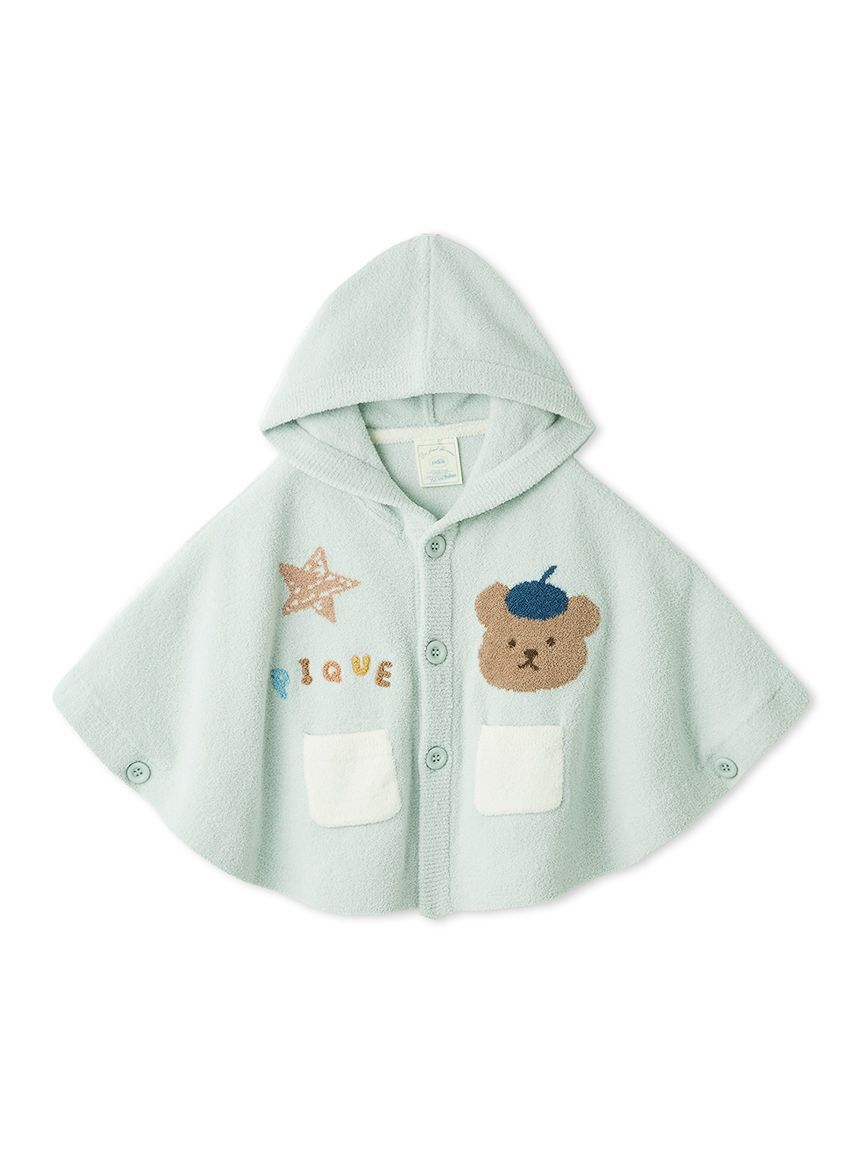 GELATO PIQUE KIDS & BABY「【BABY】エアリーモコドローイングベアポンチョ」|その他ベビーウェア|