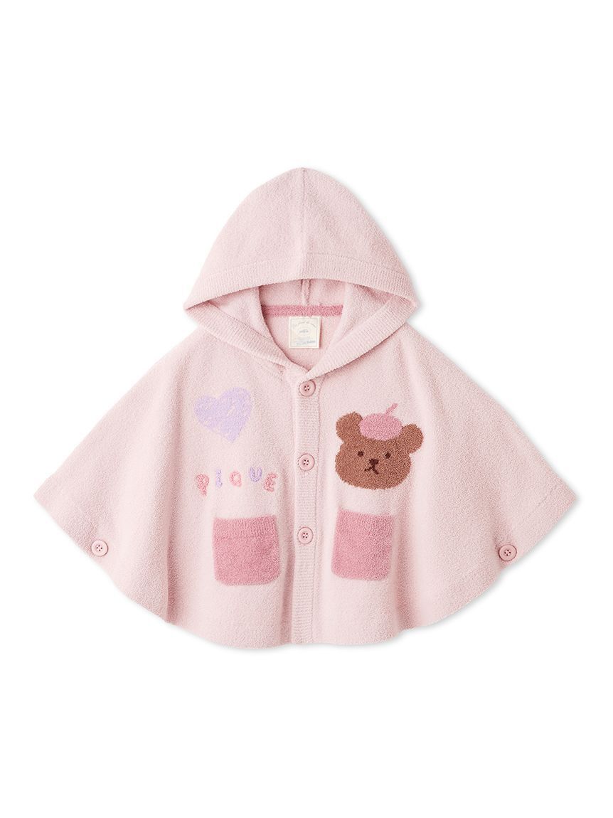 GELATO PIQUE KIDS & BABY「【BABY】エアリーモコドローイングベアポンチョ」|その他ベビーウェア|