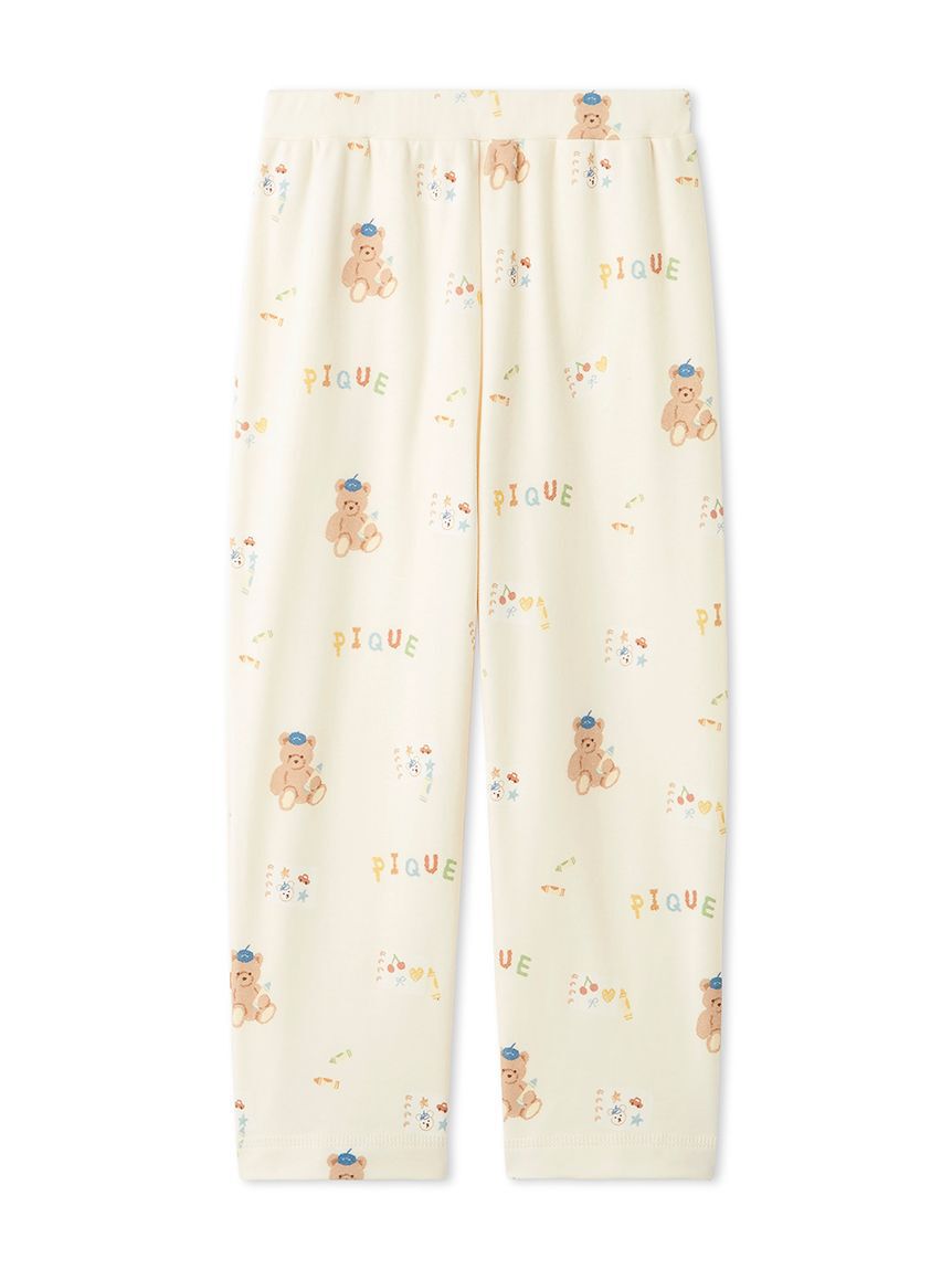 GELATO PIQUE KIDS & BABY「【KIDS】ドローイングベア柄ロングパンツ」|ルームウェア|