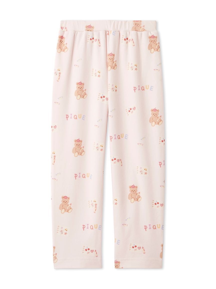 GELATO PIQUE KIDS & BABY「【KIDS】ドローイングベア柄ロングパンツ」|ルームウェア|