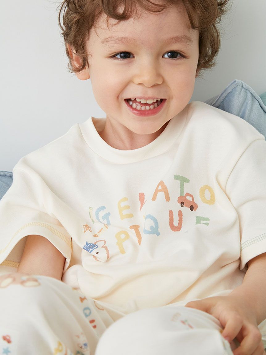 GELATO PIQUE KIDS & BABY「【KIDS】ドローイングベアワンポイントTシャツ」|ルームウェア|CRM
