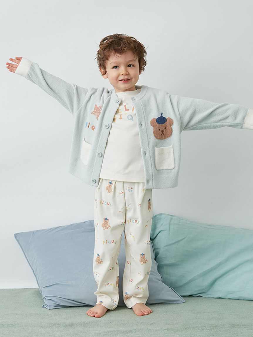 GELATO PIQUE KIDS & BABY「【KIDS】ドローイングベアワンポイントTシャツ」|ルームウェア|