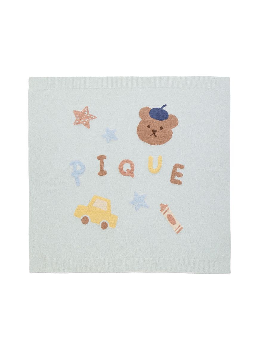 GELATO PIQUE KIDS & BABY「【KIDS】エアリーモコドローイングベアブランケット」|ブランケット|MNT