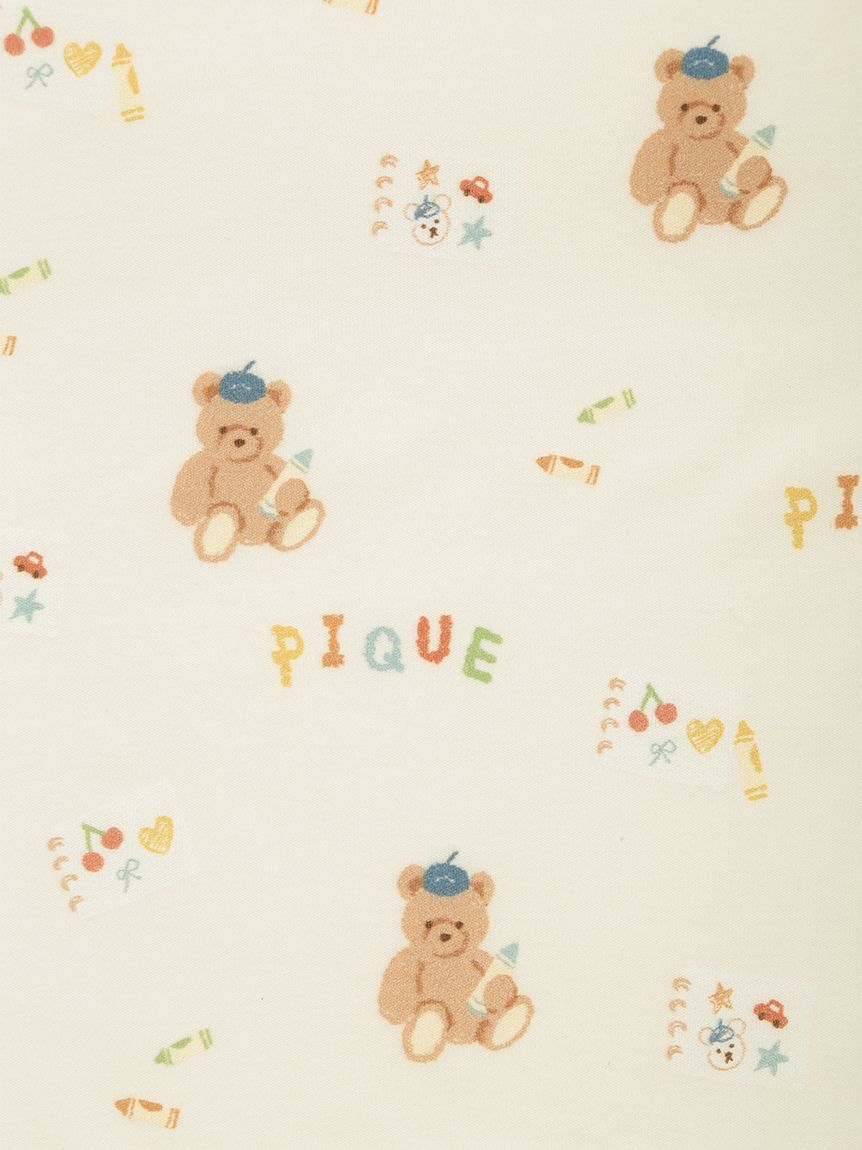 GELATO PIQUE KIDS & BABY「【KIDS】ドローイングベア柄ブランケット」|ブランケット|