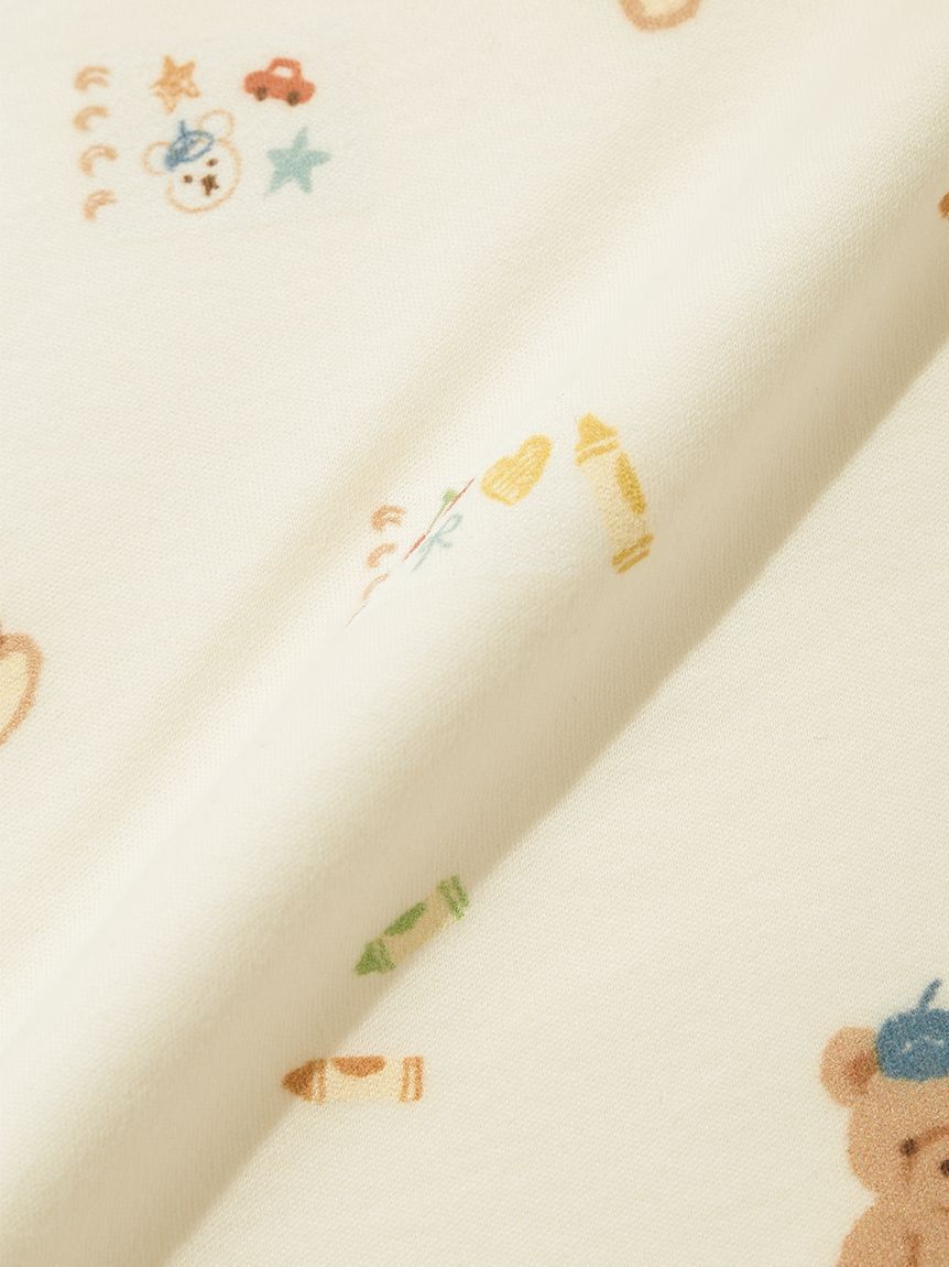 GELATO PIQUE KIDS & BABY「【KIDS】ドローイングベア柄ブランケット」|ブランケット|