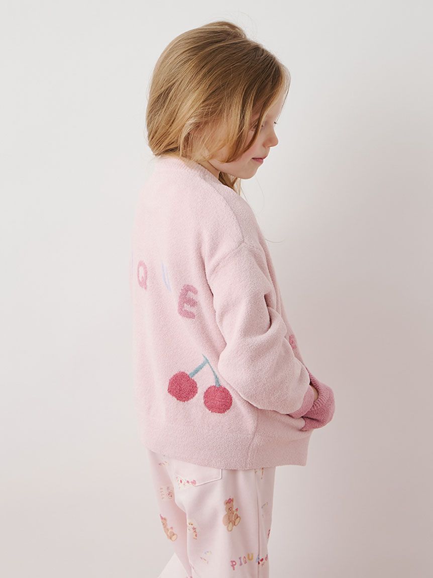 GELATO PIQUE KIDS & BABY「【KIDS】エアリーモコドローイングベアカーディガン」|カーディガン|